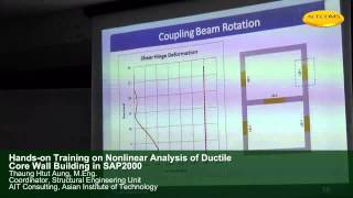 Nonlinear Analysis of Ductile Core Wall by Engr. Thaung Htut Aung 3/4