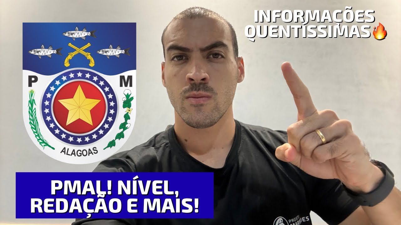 🚨URGENTE! CONCURSO PMAL NOVIDADES