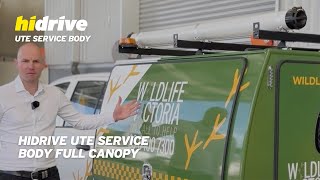 Hidrive Ute Service Body Full Canopy Walkthrough