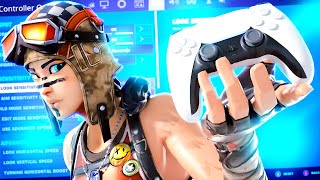 Fortnite Ranked PS5 Gameplay (4K 60FPS) + Best *AIMBOT* Controller Settings🎯(PS5/XBOX/PC)