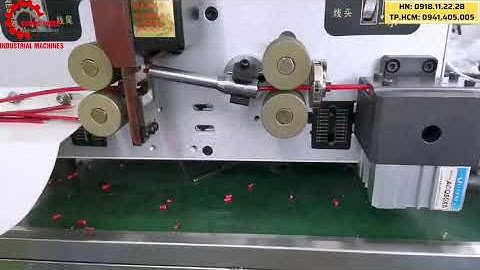 Máy cắt và tuốt dây điện đôi tự động