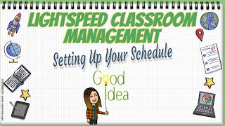 Lightspeed - Setting Up Your Schedule