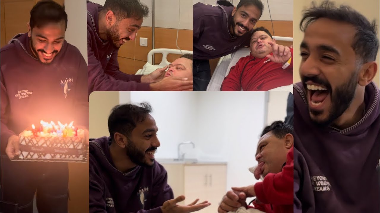 كهربا جاب تورتة وراح المستشفى احتفل مع أمح بعيد ميلاده الـ40 🧁 الوفاء لا يُباع ولا يُشترى #كهربا ⚡️