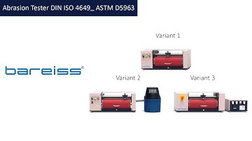 Abrasion Tester l Testing Equipment l Bareiss l Material Testing