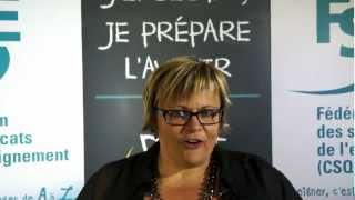 Nancie Lafond Présidente Du Sebf - Journée Mondiale Des Enseignantes Et Enseignants