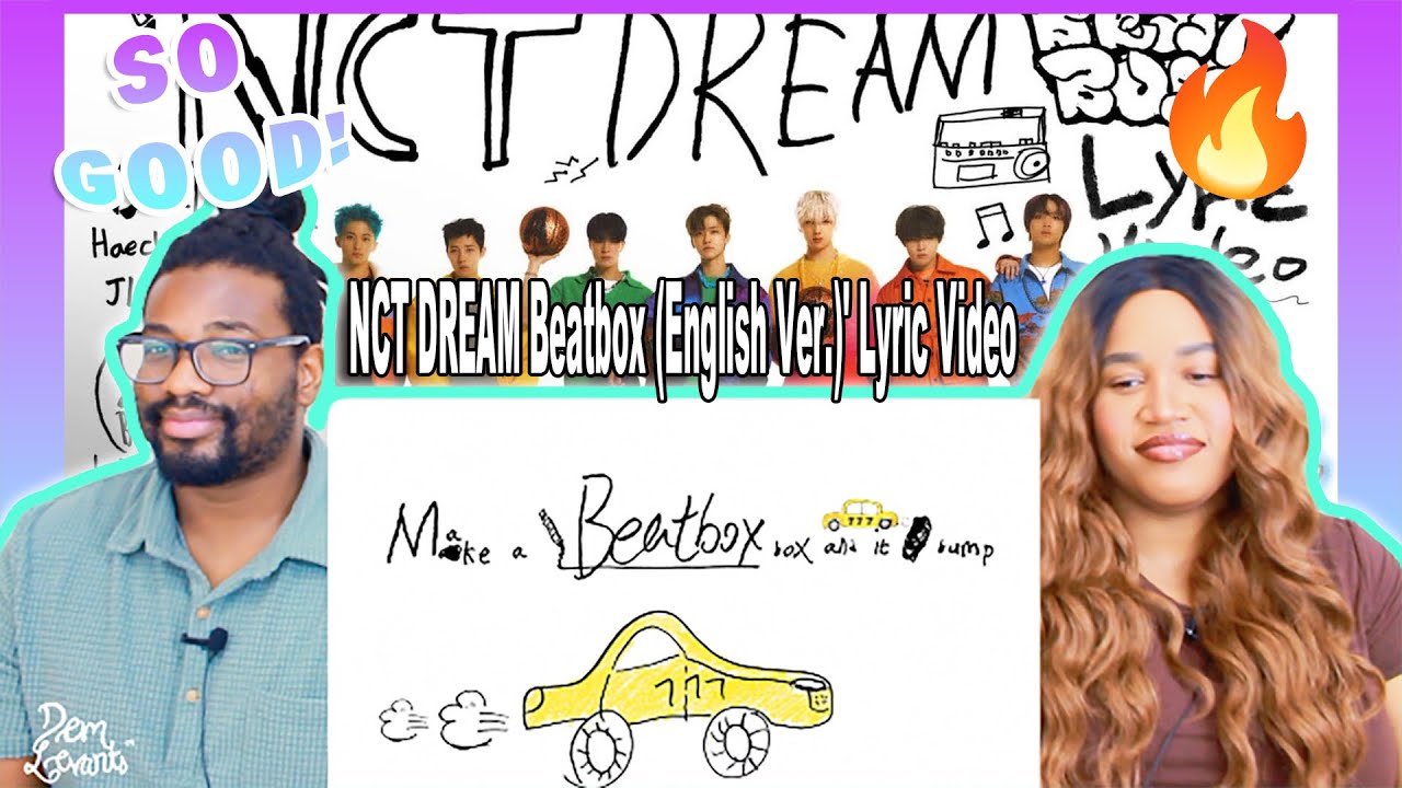 NCT DREAM 엔시티 드림 'Beatbox (English Ver.)' Lyric Video| REACTION