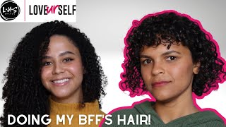 Doing Lydia Naomis Curly Hair Styling With Lusbrands