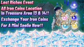 Lost Riches Event | All Iron Coins Location | Exchange Your Iron Coins For A Mini Seelie!! [Genshin]