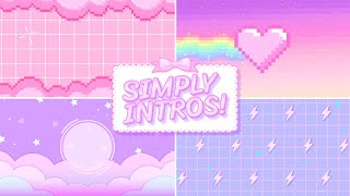 Kawaii intro templates created by SIMPLY INTROS! YouTube