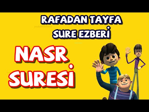 rafadan tayfa nasr suresi,ezberleme videosu - dindersi video