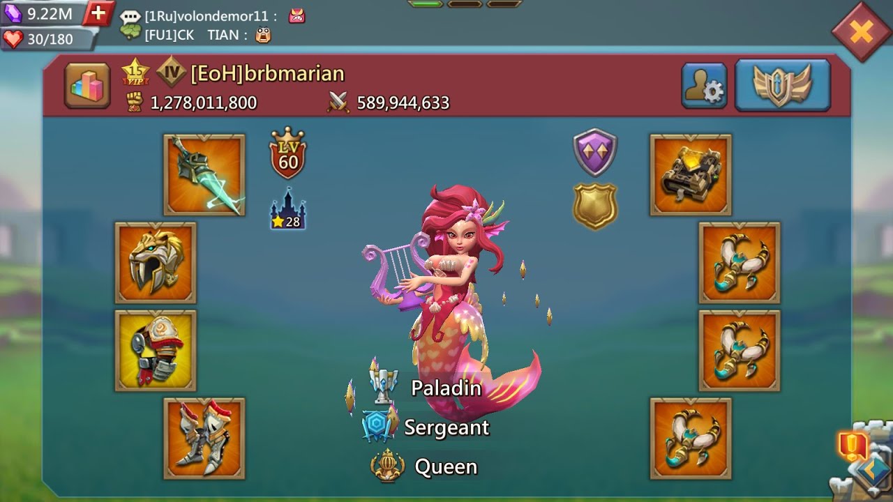 Lords Mobile - War for the Chalice | Paladin - Pushing EoH!