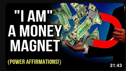 "l AM" A MONEY MAGNET! Power Affirmations (Program Your Mind to Attract Wealth!) Law Of Attraction