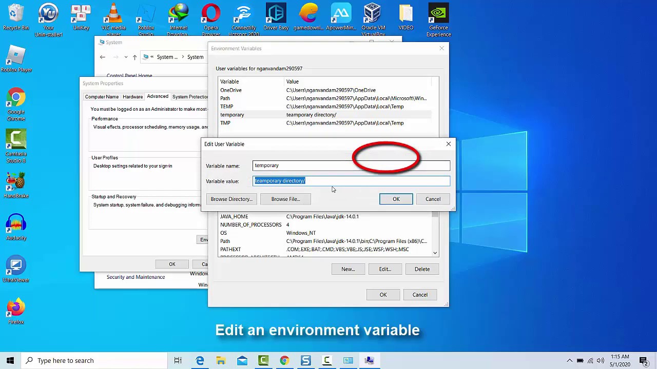 How To Set Environment Variables In Windows Youtube - www.vrogue.co