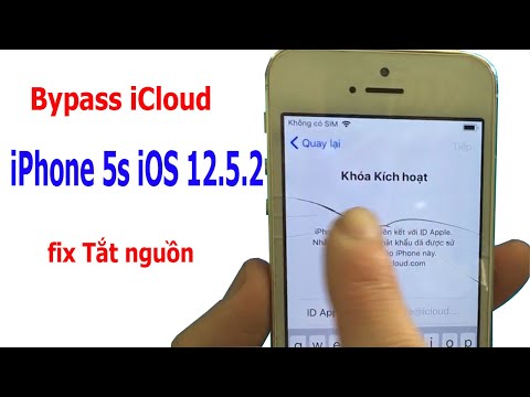 Video Bypass iCloud iPhone 5s iOS 12.5.2 bị Khóa kích hoạt... - youtube