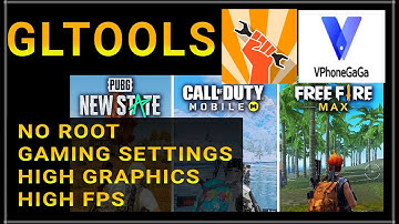 GLTOOLS NOROOT VPhoneGAGA GAMING Settings 100% Working High FPS High Graphics no black screen/stuck