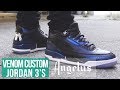 DIY: Custom Jordan 3 Heel Tabs | Venom  Custom Shoes | Angelus Paint