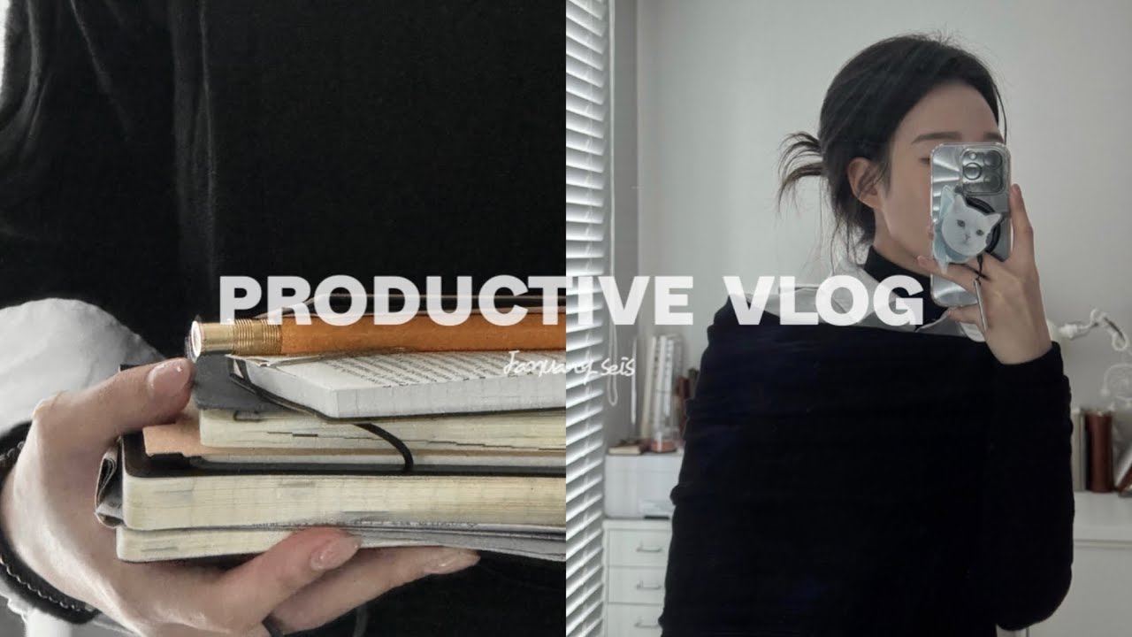 [Vlog] 웹소설 작가 브이로그 | 2026년은 갓생 호소인이 될 것 ✨ 이런저런 일상, 새해 목표 한 바가지 | 차기작 제안 | 자기계발, 트래커 | 직장인 브이로그