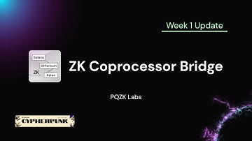 ZK Coprocessor Bridge | Week 1 Update | Solana Cypherpunk Hackathon