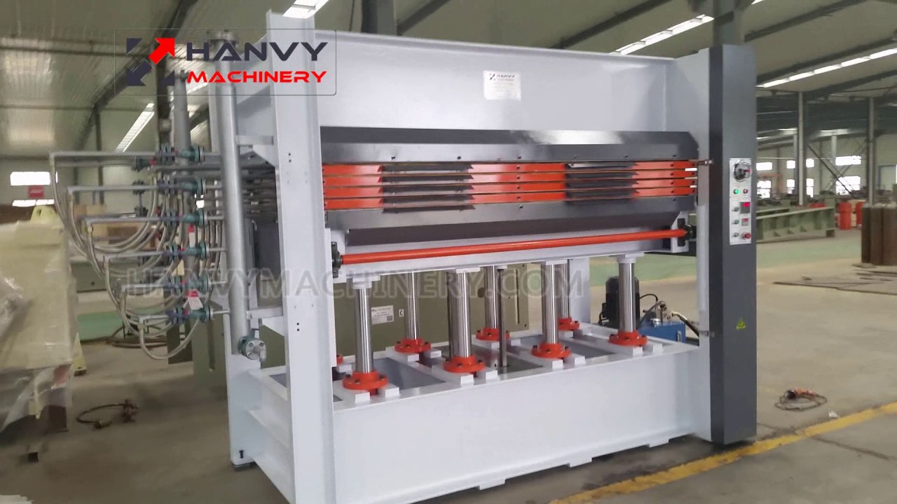 Door hot press machine YouTube