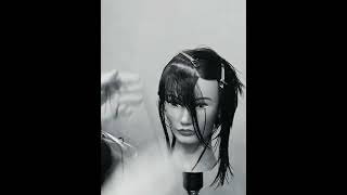 Side Beveled Fringe Bang How to cut a side fringe using graduation