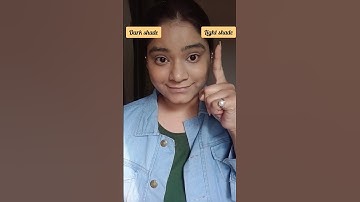 how to fix dark shade or light shade foundation #youtubeshorts #viralvideo #makeup