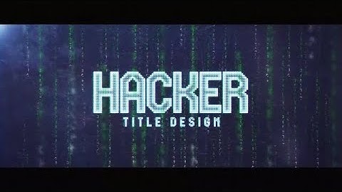 Hacker After Effects Templates