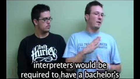 PSU.TV - Pv Jantz and Shea McSheery - ASL/Foreign Language Segment 1