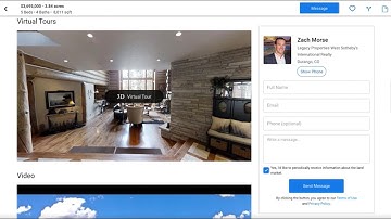 Land.com Network Property Virtual Tour Display