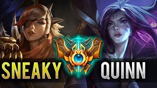 Sneaky - Quinn/Bard vs Kai'Sa/Shen - ADC | Challenger