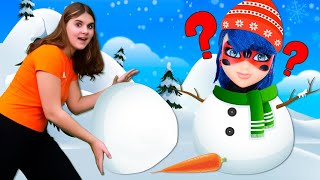 Маринетт и Адриан против Деда Мороза! Игры для детей в видео для девочек Леди Баг и Супер Кот