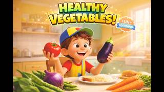 Healthy Vegetables Song 🥕🍅 | Nursery Rhymes for Kids | Learn Veggies Names