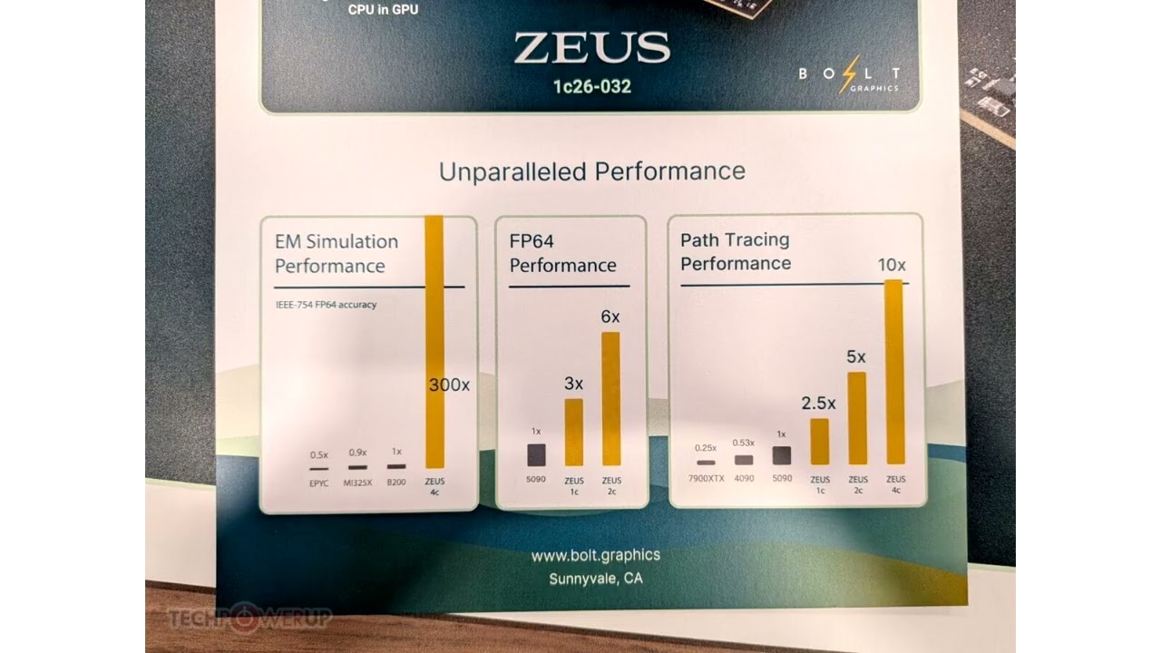 New GPU Startup Bolt Graphics Promises 2 5x Path Tracing Performance of RTX 5090
