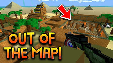 Pixel Gun 3D - Out Of The Map: Desert! (Campaign Glitch)