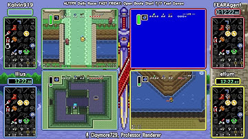 Open Boots Fast Ganon May 8 2020. ALTTP Randomizer Daily Race.