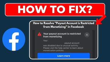 How to FIX "Payout Account is Restricted from Monetizing" on Facebook