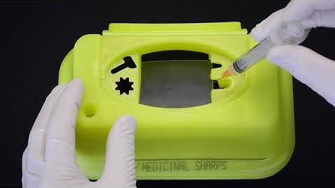Sharpsafe Sharps Disposal Containers Usage Instructions - Plascare