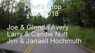 Devil's Drop motorcycle ride with Family