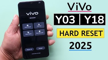 Hard Reset Vivo Y03/Y18 Remove Screen Lock Pattern/Pin/Password Without PC - 2025
