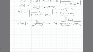 Steady State Displacement of a Mass-Spring-Damper System Using Frequency Transfer Function
