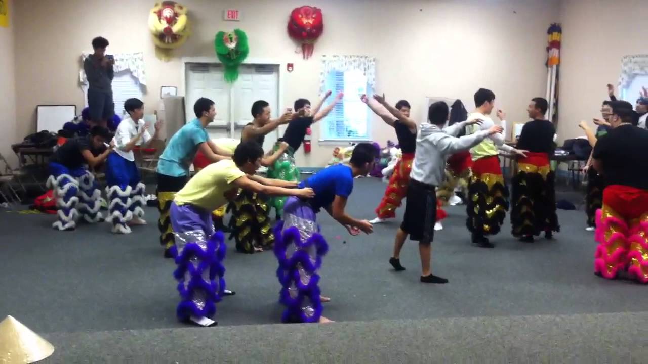 Lion Dance practice pt.9 YouTube