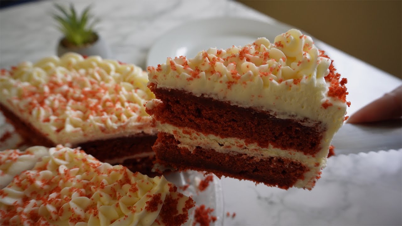 Red Velvet Cake Recipe | ASMR Recipe No Talking No Music - YouTube