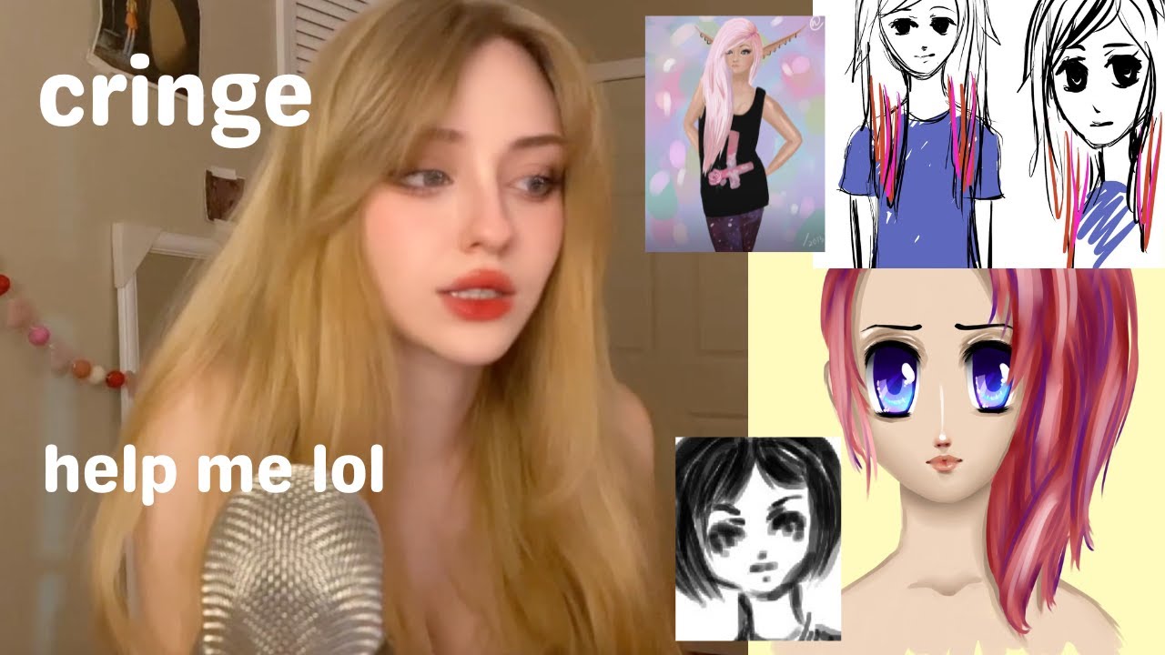 ROASTING MY OLD UGLY ART - YouTube