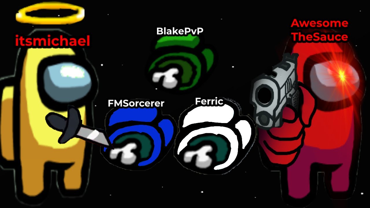 Among Us DOUBLE KILL PLAYS w/ WIZTUBERS! (ft AwesomeTheSauce, BlakePvP, Ferric, FMSorcerer, & more)