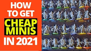 How to Get Cheap Minis for D&D & Pathfinder in 2021!