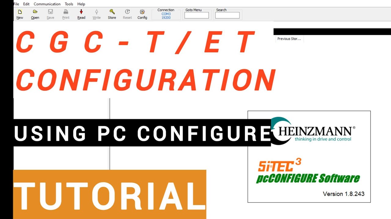 Cgc Software HEINZMANN CGC-T/ET CONFIGURATION SETTINGS READ AND WRITE USING SOFTWARE ...