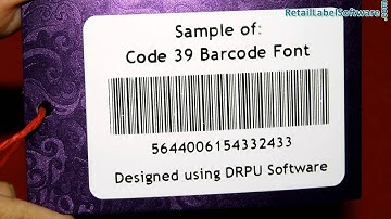 Create Linear Barcode Labels with Code 39 Font using DRPU Barcode Label Maker Software