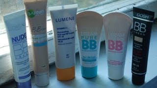 Обзор 6 BB-cream(Вступление с приветствием не записалось, к сожалению, так что скажу тут: 