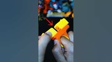 3D-Printed Gun Toy Fidget Spinner. #3dprinting #fidget #spinner