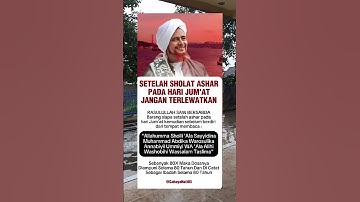Amalan setelah sholat ashar dihari jumat #amalanhidup ##motivation #katakatabijak