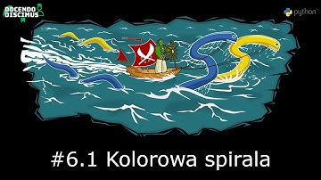 Kurs Python dla dzieci 10+ #6.1 Kolorowa spirala